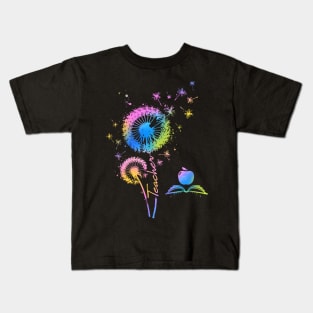 Teacher Dandelion Kids T-Shirt